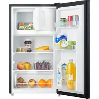 Tomado TRT4702B - Réfrigérateur de table - 80 litres - Avec compartiment congélateur - Etiquette énergétique D - Noir