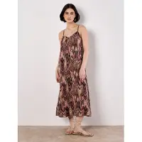 Apricot Robe d’été beige / rouille / rose clair / noir