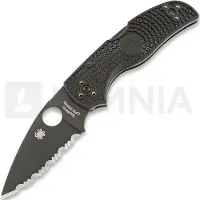Spyderco Couteau pliant Native 5, spyderedge, noir