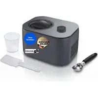 Medion Machine à glace avec compresseur, pour préparer des glaces, des yaourts glacés et des granités, sans pré-refroidissement