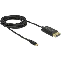 DeLOCK 902082076 2 M Usb-c To Displayport Adapter Doré