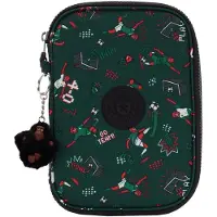 Kipling 100 Pens Pencil Case Vert Homme