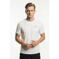 Under Armour T-Shirt fonctionnel 'Tech 2.0' gris / blanc