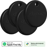 Chipolo POP Bluetooth Tracker - Pack de 4 - Noir