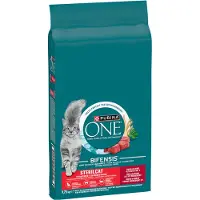 Purina ONE Sterilcat Riche en bœuf &amp; blé, croquettes pour chat stérilisé 9,75 kg