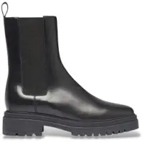 Ba&sh pour femme. 2H20CODA Bottes en Cuir Coda noir (36), 3 à 5 cm, Aucun, Casuel