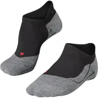 Falke Chaussettes de sport gris chiné / rouge feu / noir