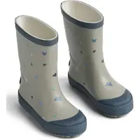 Wheat Bottes en caoutchouc 'Muddy' bleu marine / gris