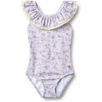 Wheat Maillot de bain 'Doris' jade / violet clair / violet foncé / orange