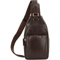 PICARD Sac à bandoulière 'Buddy' brun foncé