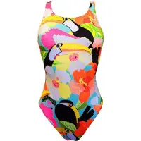 Turbo Tropic Vibes Swimsuit Multicolore 2XL Femme