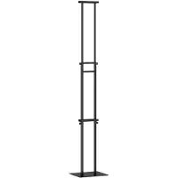 vidaXL Stand d'exposition Noir 30 x 23,5 x 210 cm Acier