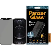 PanzerGlass Protection d'écran Privacy en verre trempé Case Friendly Anti-Bacterial pour Apple iPhone 12 (Pro)