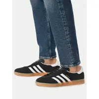 Adidas Baskets basses 'Gazelle' noir / blanc