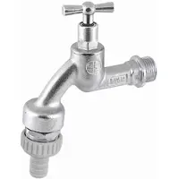 Schlosser Soupape de vidange JS avec RB, RV, SV manette-OT, 1/2", chrome mat, DVGW