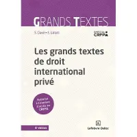 Dalloz Les grands textes de droit international privé