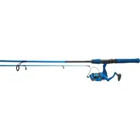 Kinetic Canne à pêche RamaSjang 5.6ft 5-24g avec moulinet bleu