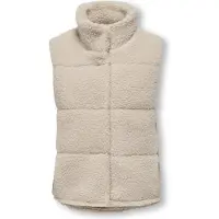 ONLY GIRLS Gilet 'KOGSANDRA' beige