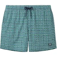 Shiwi Shorts de bain 'Scott Batic Lotus' bleu / jade / blanc