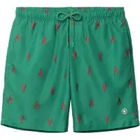 The Sunshine Brand Shorts de bain 'Mike' vert / rouge