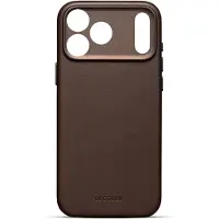 Decoded Coque en cuir MagSafe pour Apple iPhone 17 Pro - Chocolate Brown