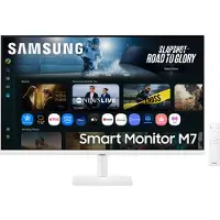 Samsung Écran LED intelligent S32FM703UU M70F Series 32" 60 Hz 4K UHD Blanc