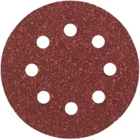 Bosch 2609256A15 Feuilles Abrasives Pour Ponceuses Excentriques Diamètre 115 Mm 8 Trous Grain 40 Lot De 5 Feuilles