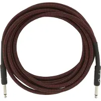 Fender Pro Series 4.5M/15ft Straight Instrument Cable Red Tweed
