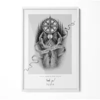 Tulup (20x30 cm) Cadre Photo Blanc Épuré Cadre Mural pour Affiche et Poster Cadre à Suspendre Moderne pour Décoration Salon et Chambre
