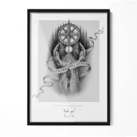 Tulup (50x70 cm) Cadre Photo Noir Mural Cadre Affiche et Poster Élégant Décoration Murale à Suspendre pour Photo Diplôme