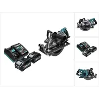 Makita RS002GM1 Scie circulaire sans fil 185mm max. 40V Brushless + 2x Batteries 4,0 Ah + Chargeur