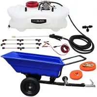 MonsterShop Remorque Tout-Terrain & pulv?risateur de 60 litres