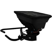 MonsterShop Épandeur Remorqué à Engrais Pour ATV Quad 12 V 38 kg 45,3 L Trémie Tractage