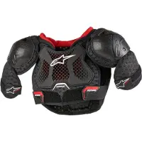 Alpinestars Protection De Poitrine Bionic Action Kickstart Junior Black Red, Taille: 4/6