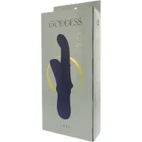 Dream Toys Goddess Collection Iris vibromasseur muni d’un stimulateur clitoridien 24 cm