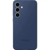Samsung Coque en silicone pour Galaxy S24 FE Bleu