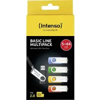 Intenso BASIC 64GB USB 2.0 5-PACK