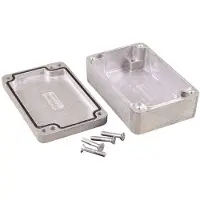 Hammond Electronics Boîtier en aluminium IP66 série 1550Z (Boîtier), Accessoires électroniques + boîtier, Argent