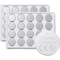 Voltcraft Knopfzelle CR 2450 3 V 40 St. 580 mAh Lithium CR2450 (40 pcs, CR2450, 580 mAh)