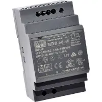 MEAN WELL Hdr-60-48 Alimentation Rail Din 48 V/dc 1.25 à 60 W Nbr. De Sorties:1 X Contenu 1 Pc(s)