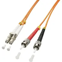 Lindy 46492 Câble duplex à fibres optiques LC/ST OM2 3m 50/125æm, multimode