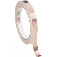 3M - Ruban De Blindage Scotch 1181 Et118112x16.5 Cuivre (l X L) 16.5 M X 12 Mm Acrylique