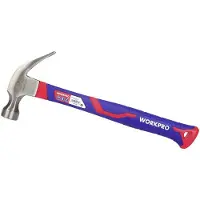 Workpro Marteau Griffe Courbe Frappe Puissante, Extraction Facile Des Clous -