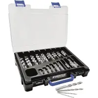 Exact Set de forets hélicoïdaux pour métal 120 pièces 1 (1 mm, 1,5 mm, 10 mm, 2 mm, 2,5 mm, 3 mm, 3,5 mm, 4 mm, 4,5 mm, 5 mm, 5,5 mm, 6 mm, 6,5 mm, 7 mm, 8 mm, 8,5 mm, 9 mm, 9,5 mm)