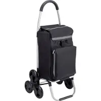 Metafranc chariot de supermarché, Noir