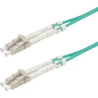 Roline LWL-Kabel 50/125 OM3 LC/LC türkis 3m - Cavo - Rete