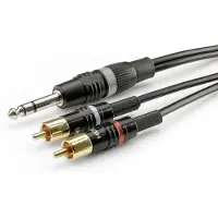 Sommer cable Câble de connexion audio (1.50 m, Câble jack 6,3 mm, Câbles Cinch)