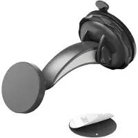 Hama Support Voiture Universel Magnet Avec Ventouse Noir (00201512)