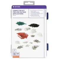 Whadda Ensemble de cosses de câble - Assortiment de cosses de câble - 390 p