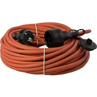 Hawa 10082100 Rallonge électrique 16 A rouge 5.00 m (5 m, CEE 7/3)